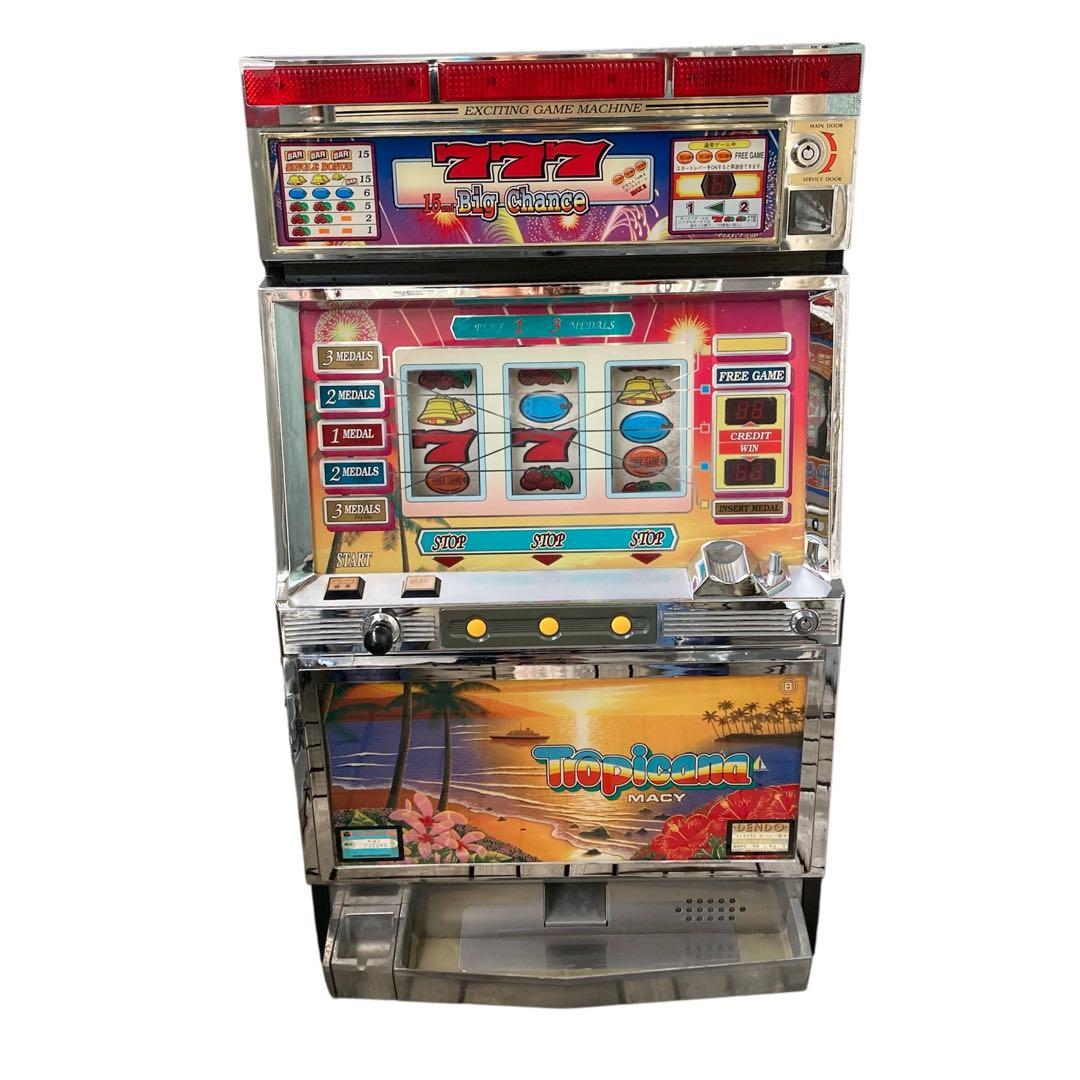 メーシー　トロピカーナ　Bタイプ 4号機　レトロ台　スロット実機　ジャンク品