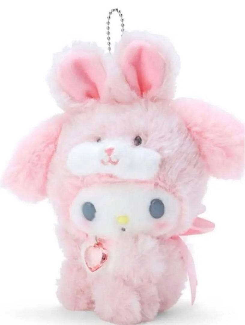 マイメロディ フェアリーラビット ぬいぐるみキーホルダー