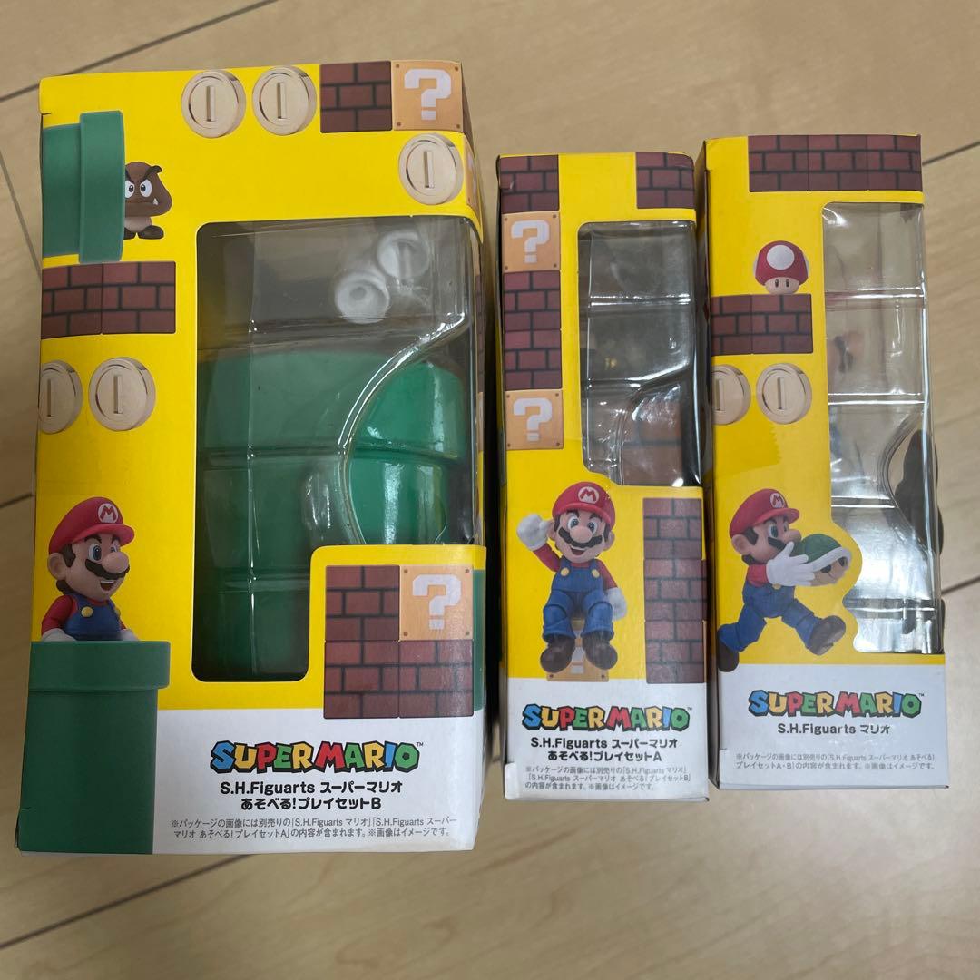 S*H様 S.H.Figuarts スーパーマリオ フィギュア3点セット