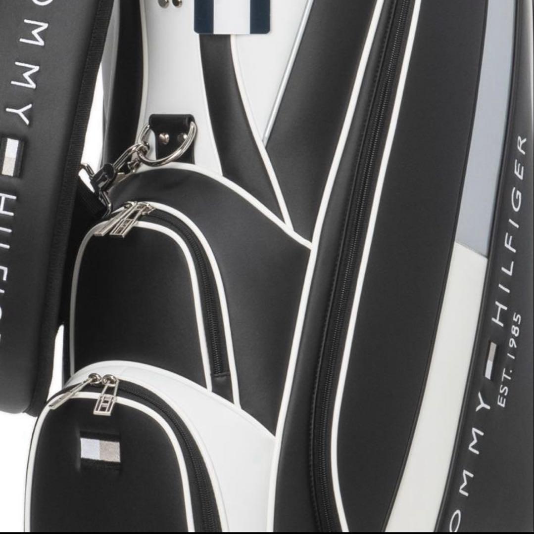   ゴルフバッグ ブラック／ホワイト