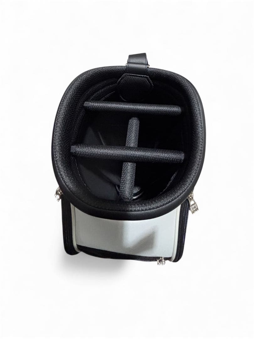   ゴルフバッグ ブラック／ホワイト