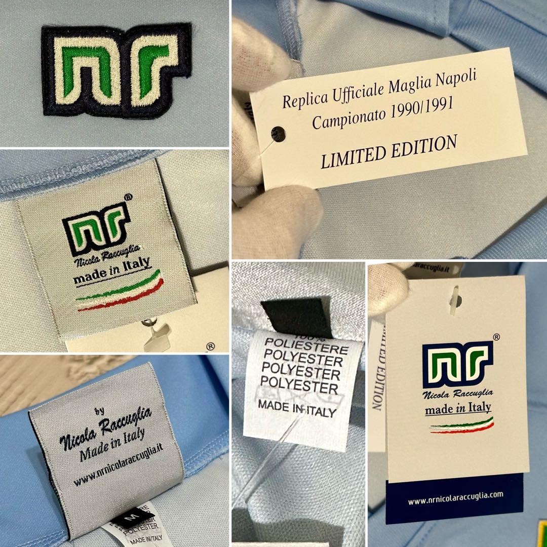 【新品未使用】イタリア製 nr エネーレ ナポリ90/91 一点限りユニフォーム