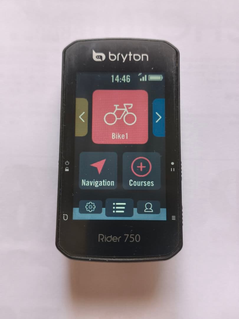 Bryton Rider 750 サイクルコンピューター 少し訳あり