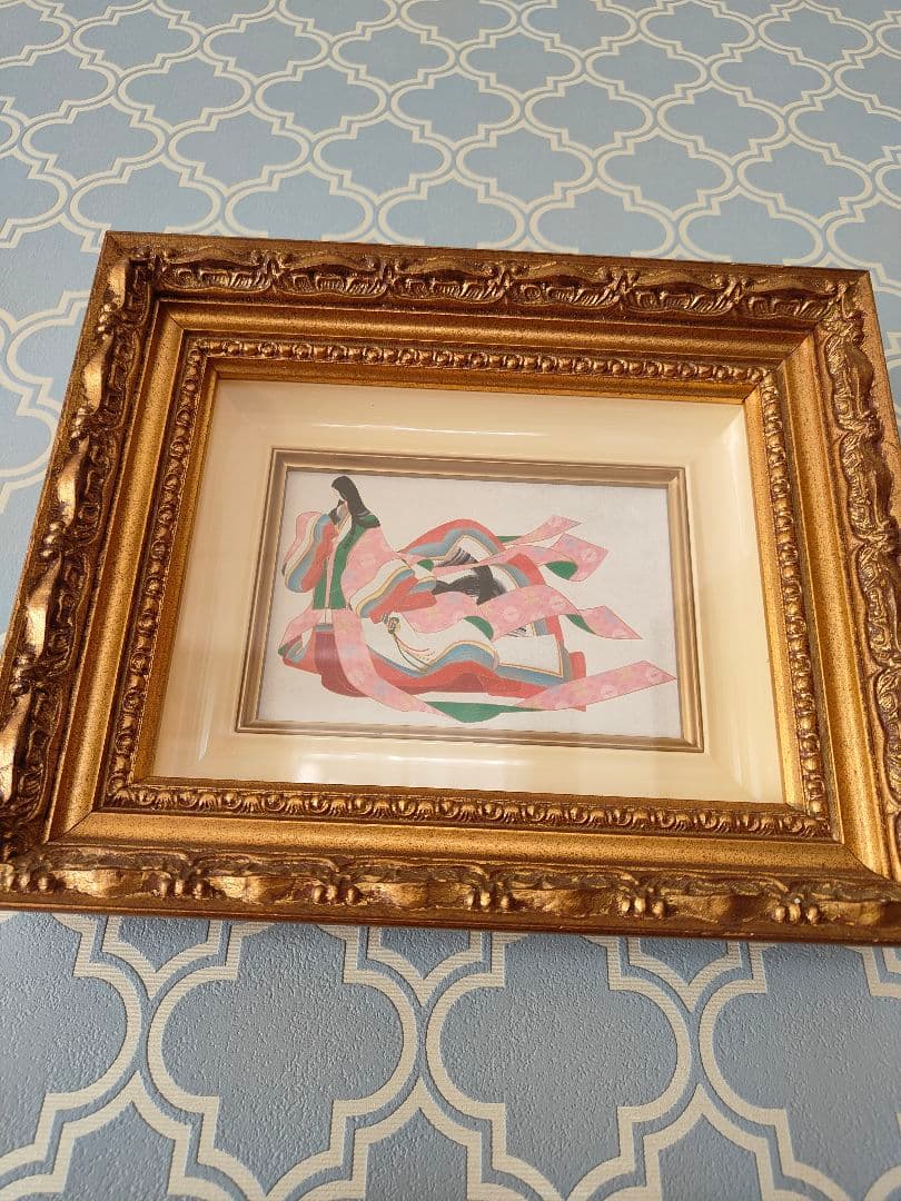 【貴重】アンティークゴールド装飾フォトフレーム額縁