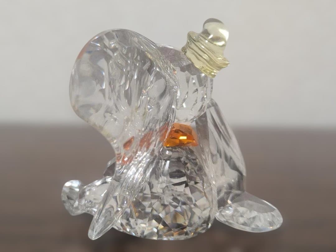 送込美品！ダンボ70周年記念2011年度限定スワロフスキークリスタル人形