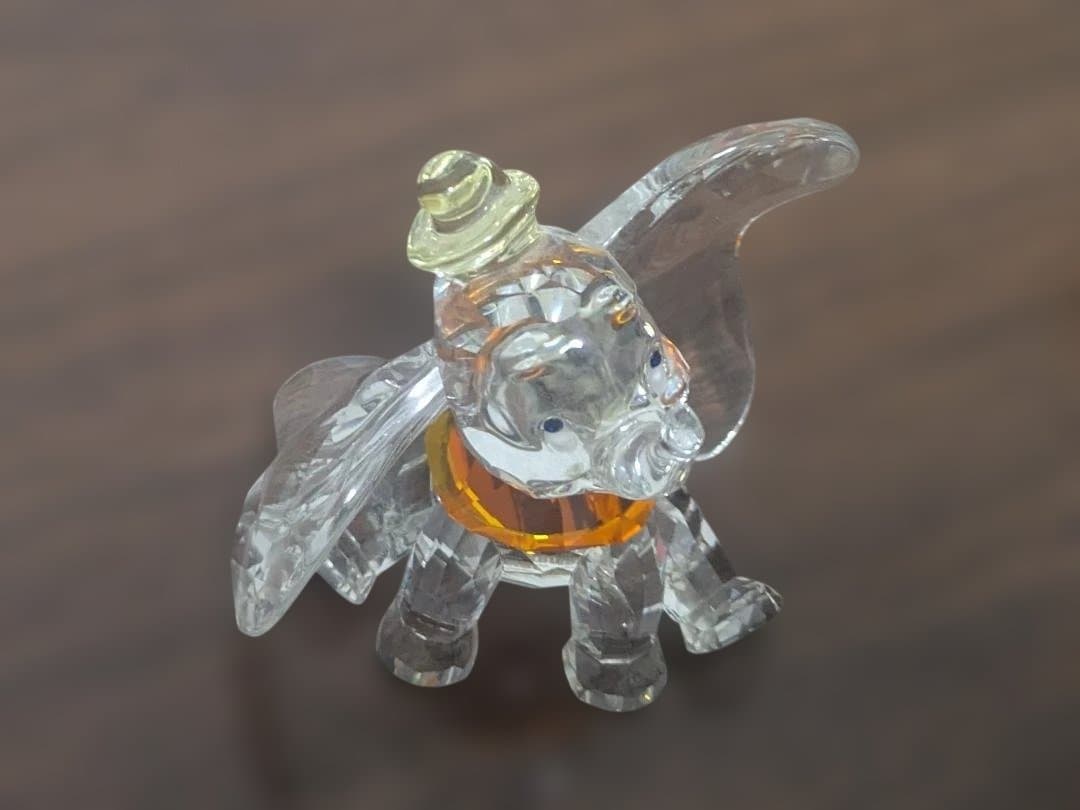 送込美品！ダンボ70周年記念2011年度限定スワロフスキークリスタル人形