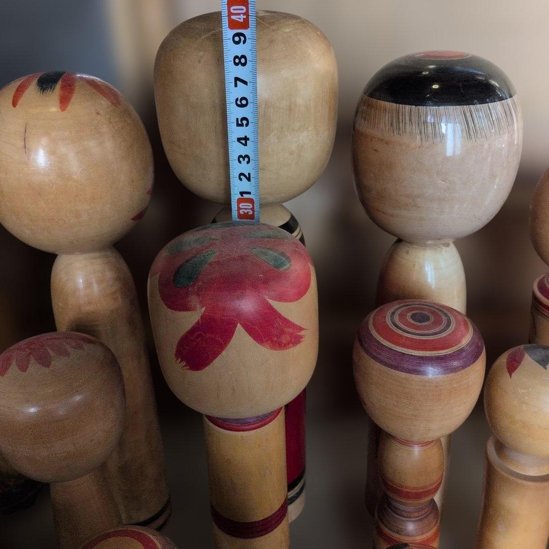 伝統的なこけし人形セット　約29体