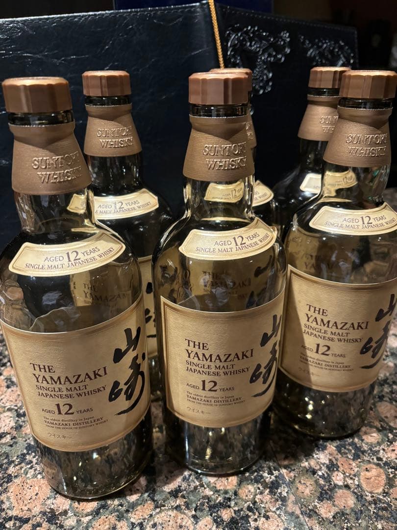 サントリー 山崎 12年700ml 空瓶８本セット