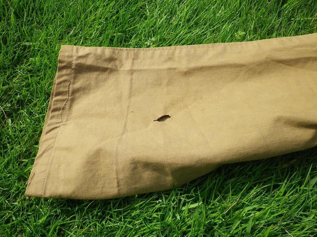 旧日本陸軍　軍服　三式雨衣　大号　フード付き　当時物　【管番346】