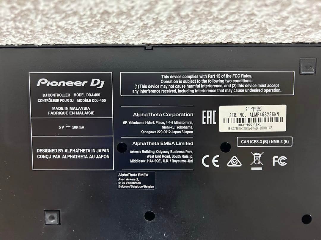 美品 Pioneer DJ DDJ-400 即日発送