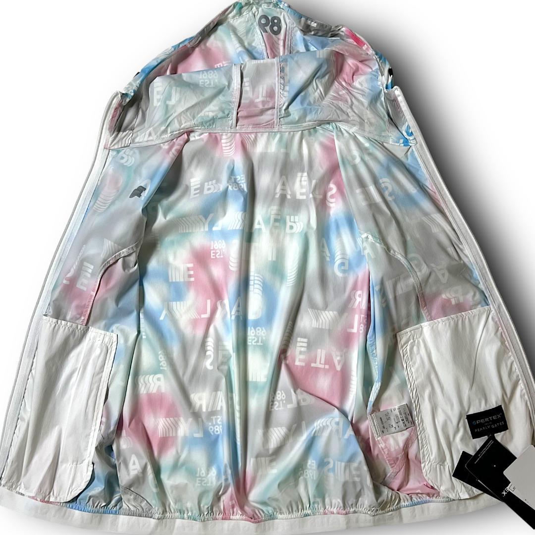 1 パーリーゲイツ グラデーション柄 ロゴ総柄 撥水 ジップブルゾン 030