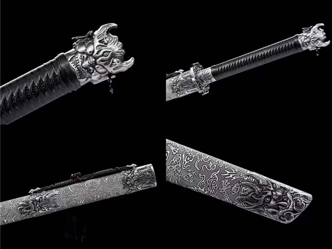 【魔域唐横刀】 古兵器 武具　刀装具　日本刀　模造刀 居合刀 長尺