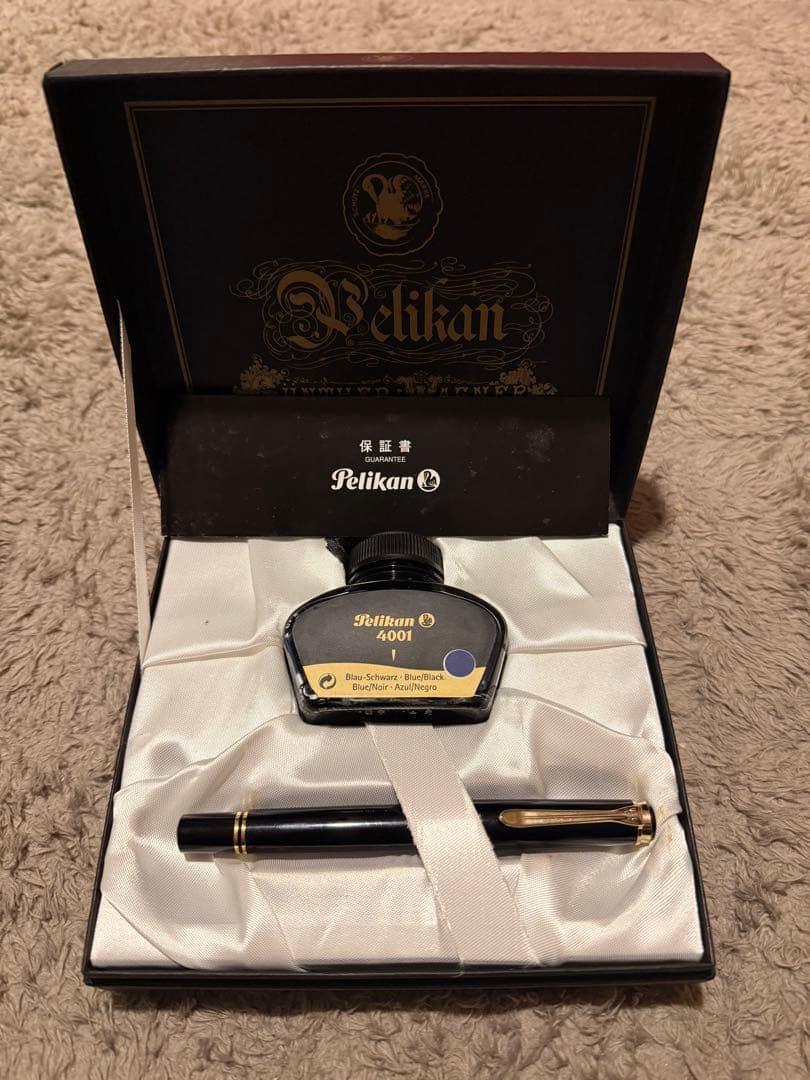 限定ペリカン　万年筆　スーベレーンM600 黒　字幅F