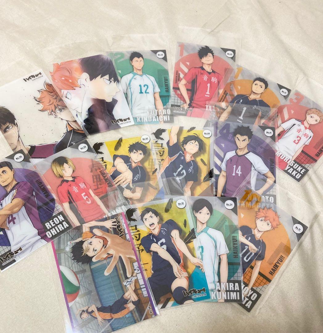 ハイキュー　グッズ　まとめ売り　缶バッジ　色紙　カード　ぬい