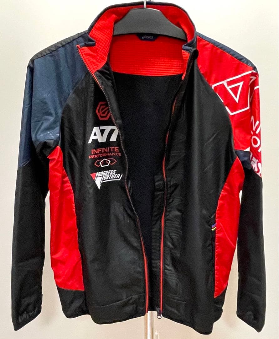 アシックス【S】XAW720-XAW820 ウォーマー上下組 ブラック 黒