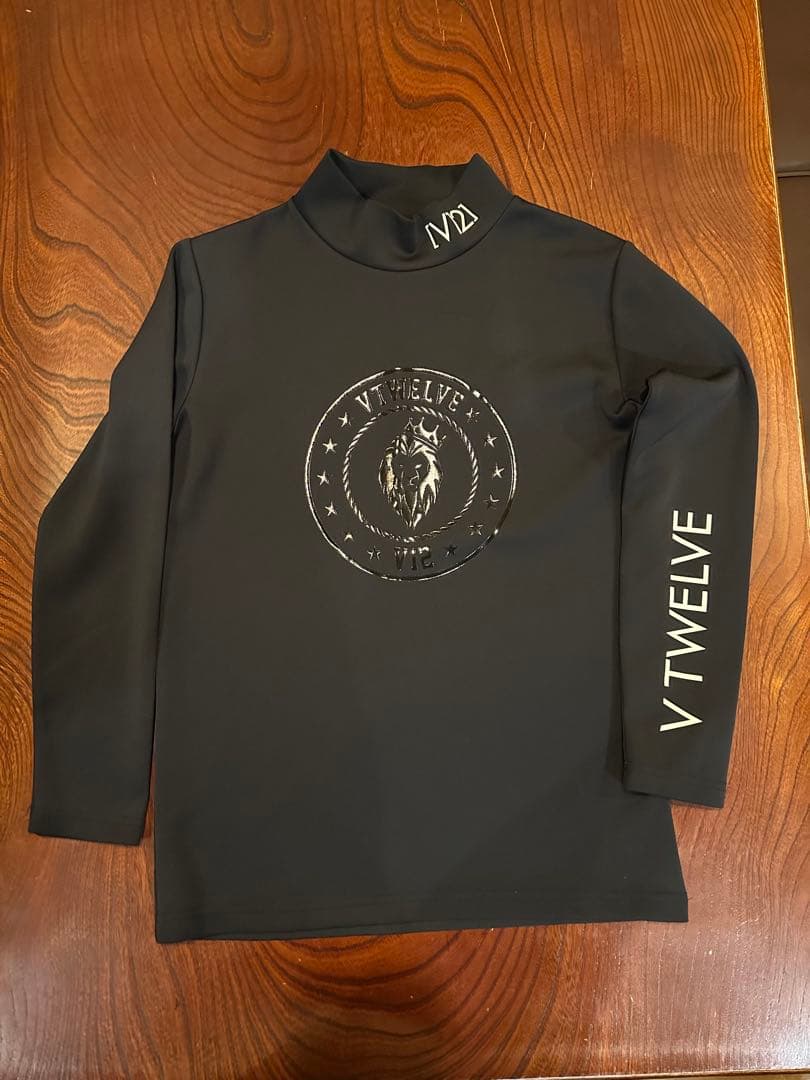 V12 モックネック 長袖シャツ サイズ2 美品