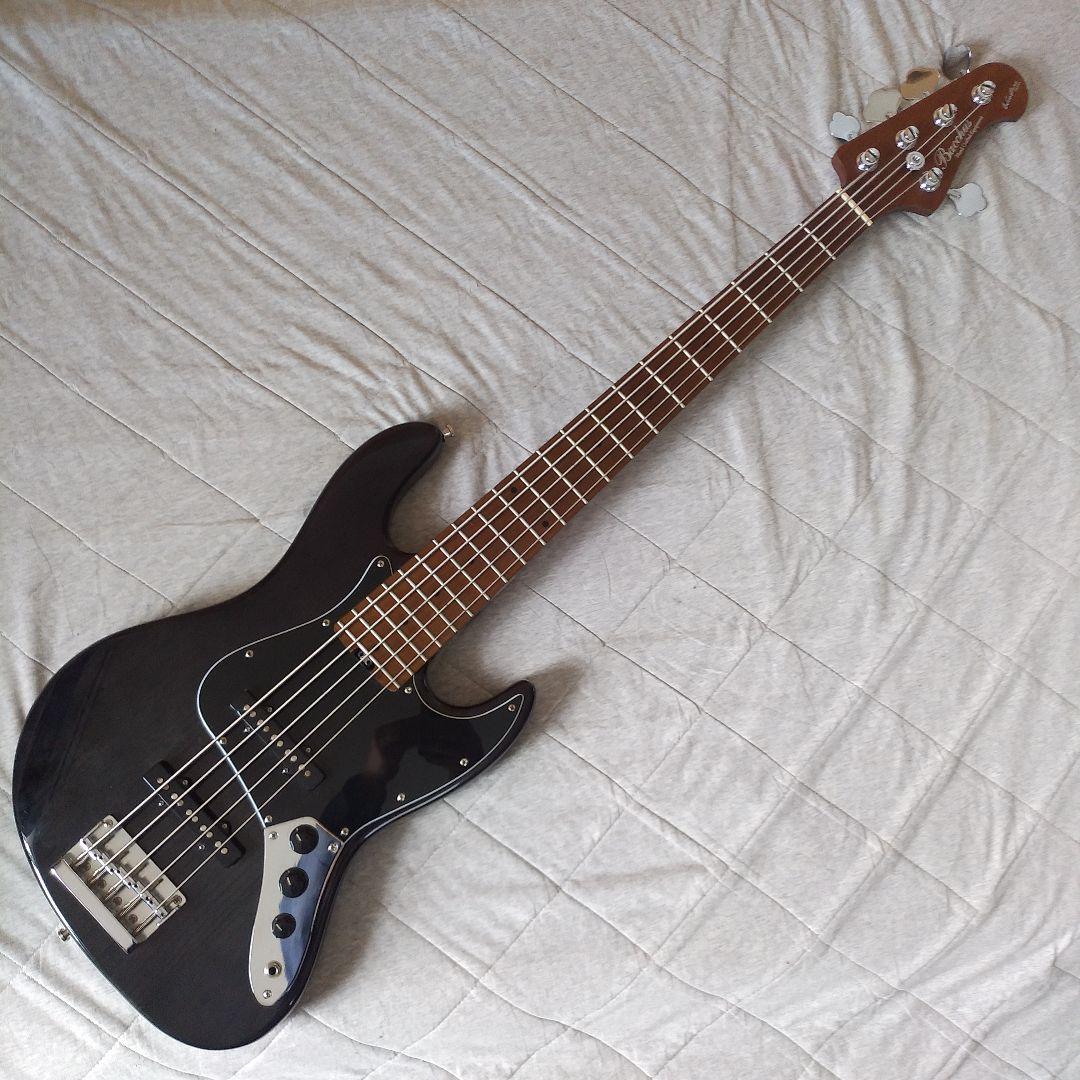 Bacchus バッカス WL5-ASH 5弦ベース シースルーブラック