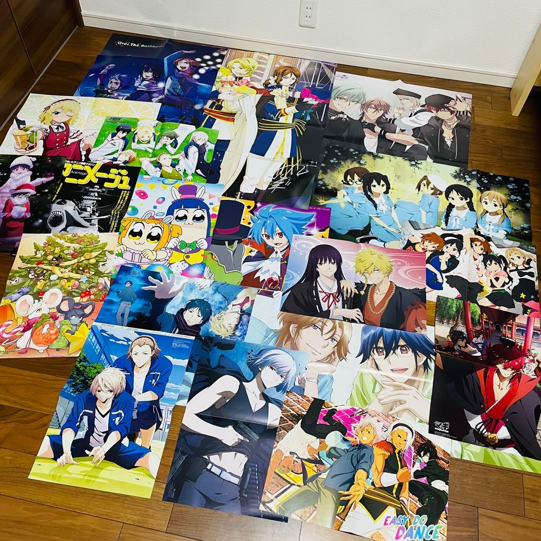 アニメ雑誌　ポスター　クリアファイル　ポストカード　まとめ売り