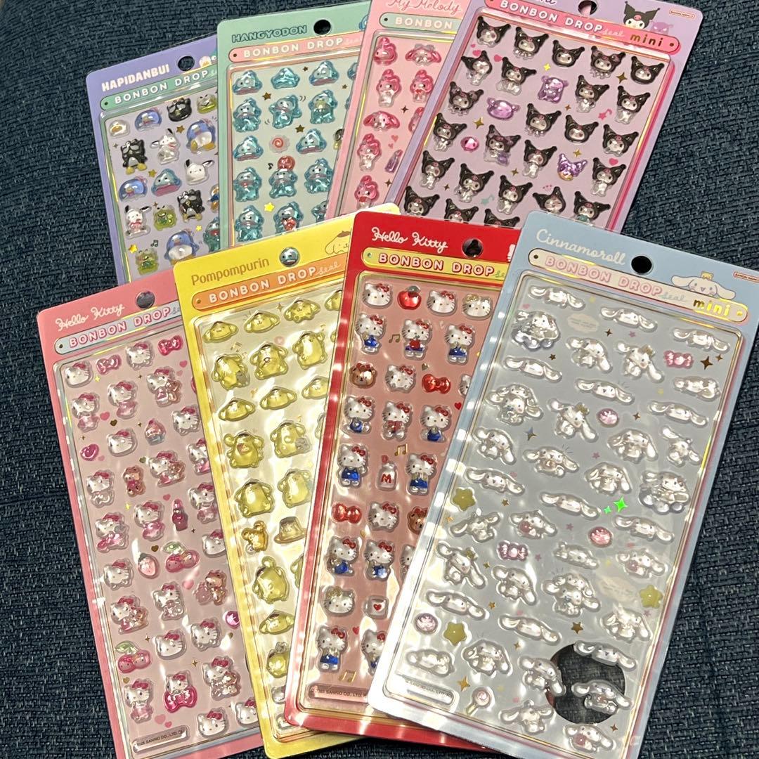 ボンボンドロップシール サンリオmini全8種