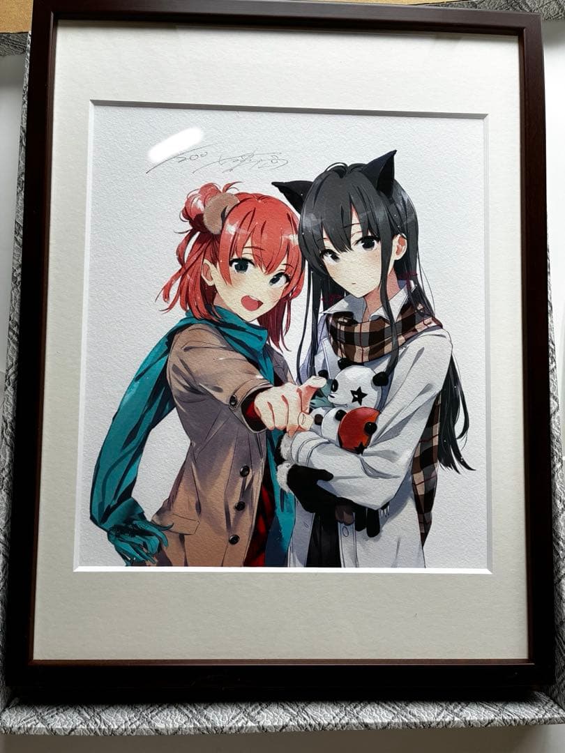 俺ガイル　プリマグラフィ　サイン入り