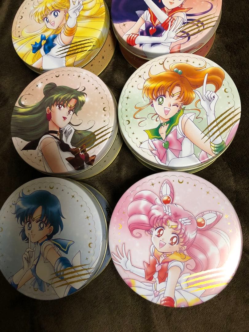 セーラームーン キャラクター缶 6個セット