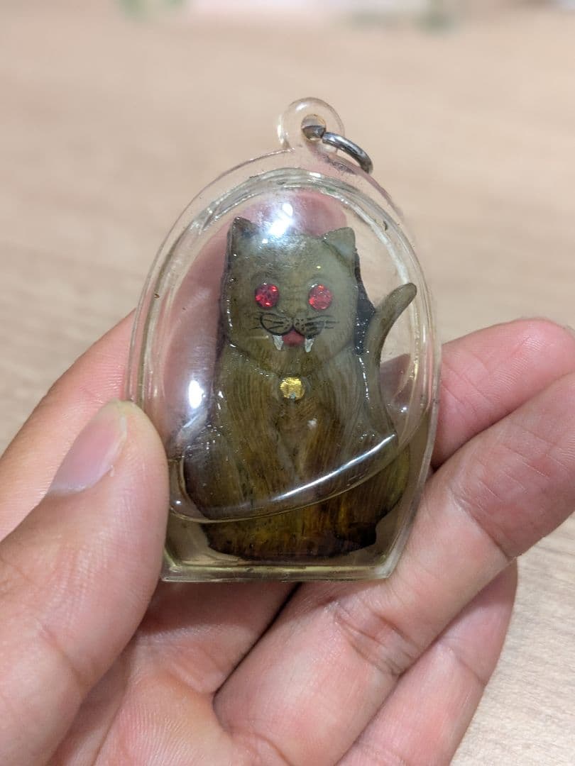 【専用】タイのお守りプラクルアンッ！猫だ！キャット！幸運のお守り！！結構古そう…