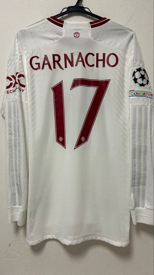 23-24セカンドユニフォーム オーセンティック ガルナチョCLワッペン付き