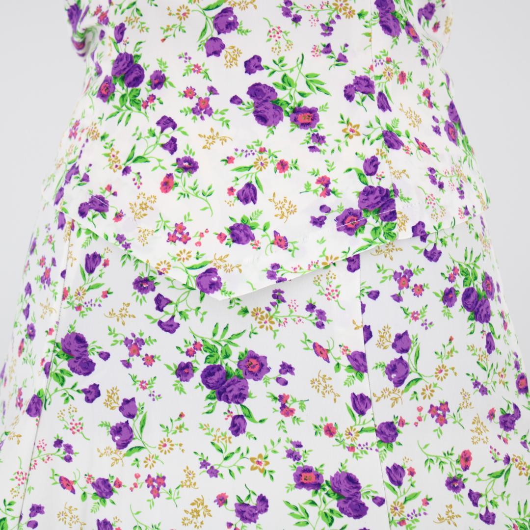 【美品 フラメンコ衣装】ホワイト＆花柄 Naomi Collection セット