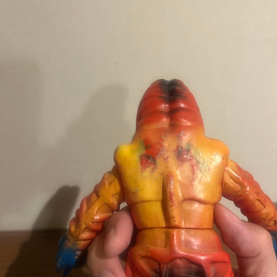 ブルマァク　当時物　スタンダードサイズ　ゴドラ星人　背中にうっすら記名あり