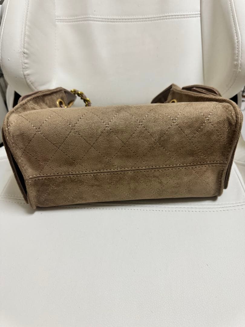 Chanel ベージュ スエード バッグ