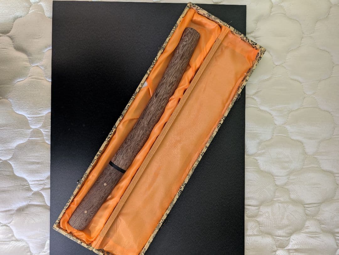 模造刀 木製鞘ハンドル ケース付き 鉄？鋼製？