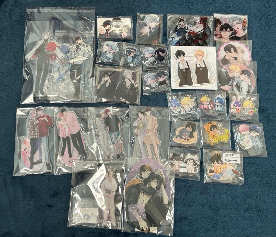 商業BL グッズ　まとめ売り　アクリルスタンド　アクリルコースター　BLグッズ