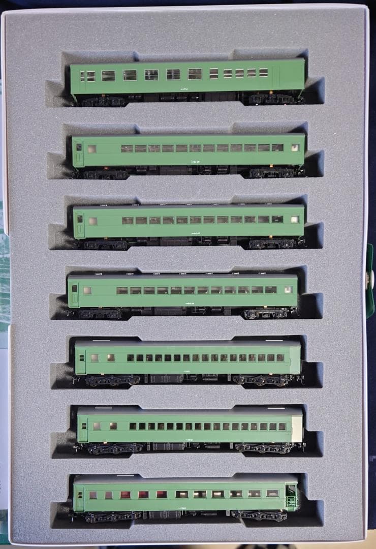 KATO はと青大将 7両+5両+マイ38 2両+EF58