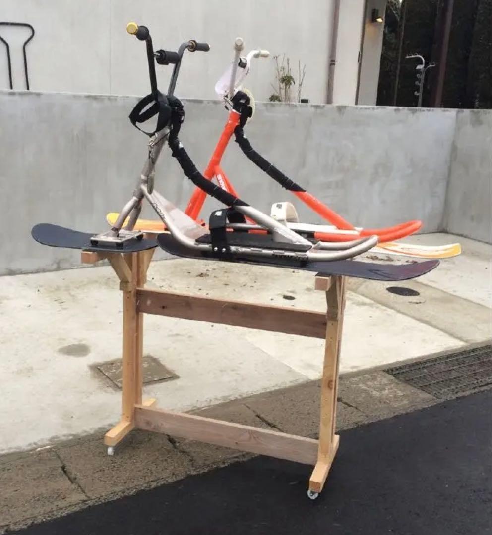 スノースクート スキー スノーボード ワックススタンド メンテナンス台 ベース売