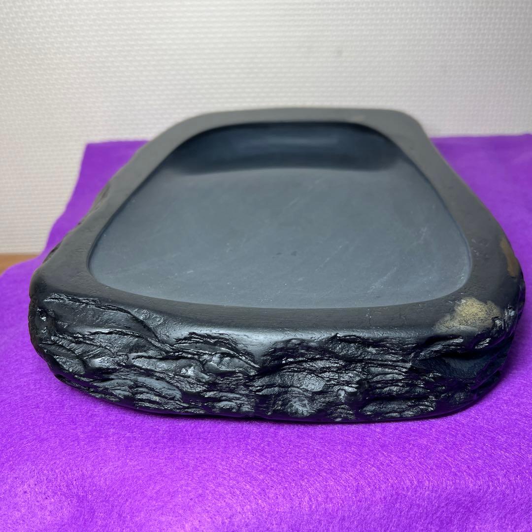 ⭕️ＦＵKＵ⭕️ 大型雨畑硯　芳龍閣硯舗鑑製