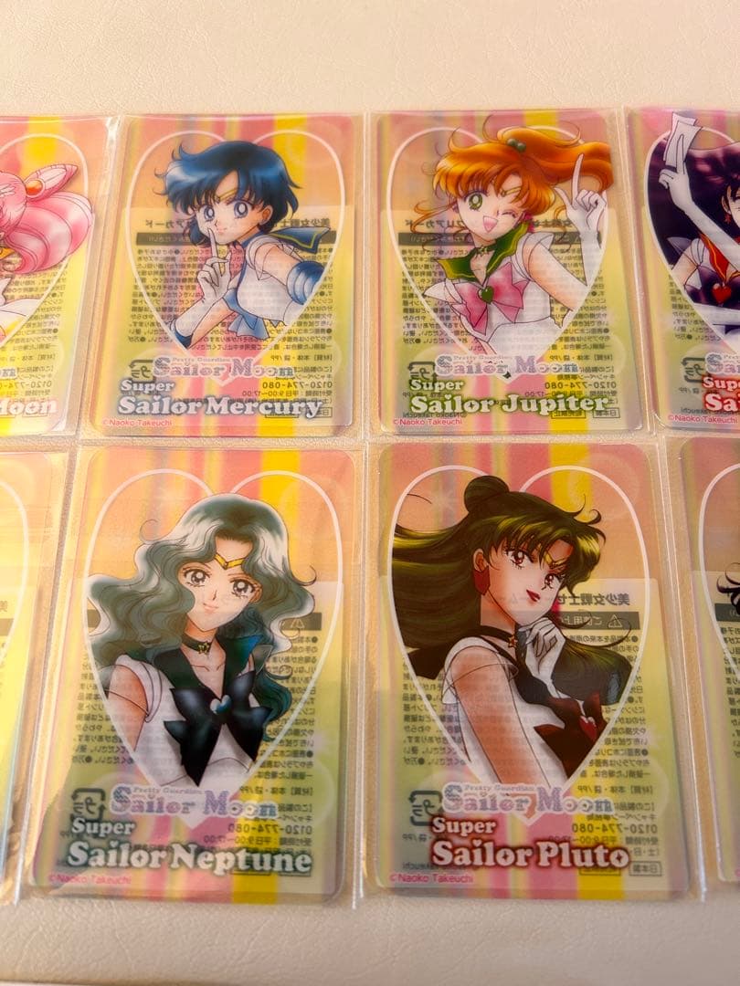 セーラームーン 明治 コラボ クリアカード コンプリート 全種類