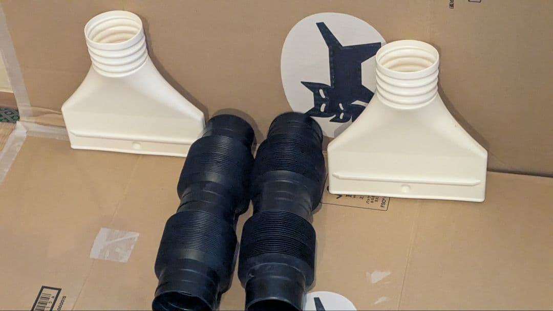 タミヤ ペインティングブース II +GSIクレオス 排気口アタッチメント×2