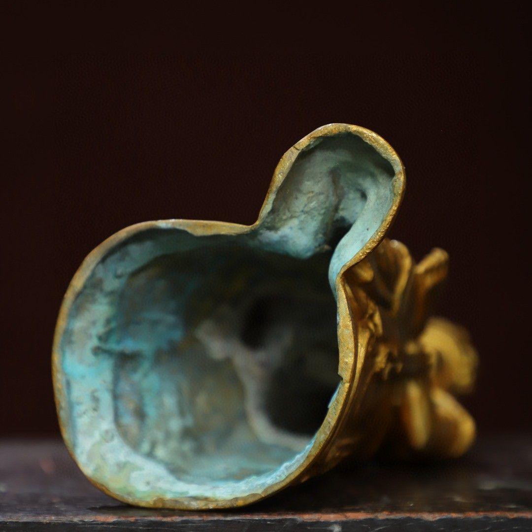 仏教美術 仏像 宝冠自在思惟菩薩像仏堂 家内 供養 銅製 彫刻 置物 開運 風水