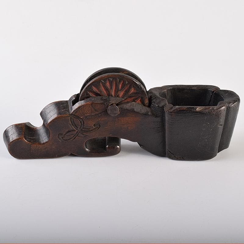 古民具　大工道具　木彫　墨壷　C　R7567