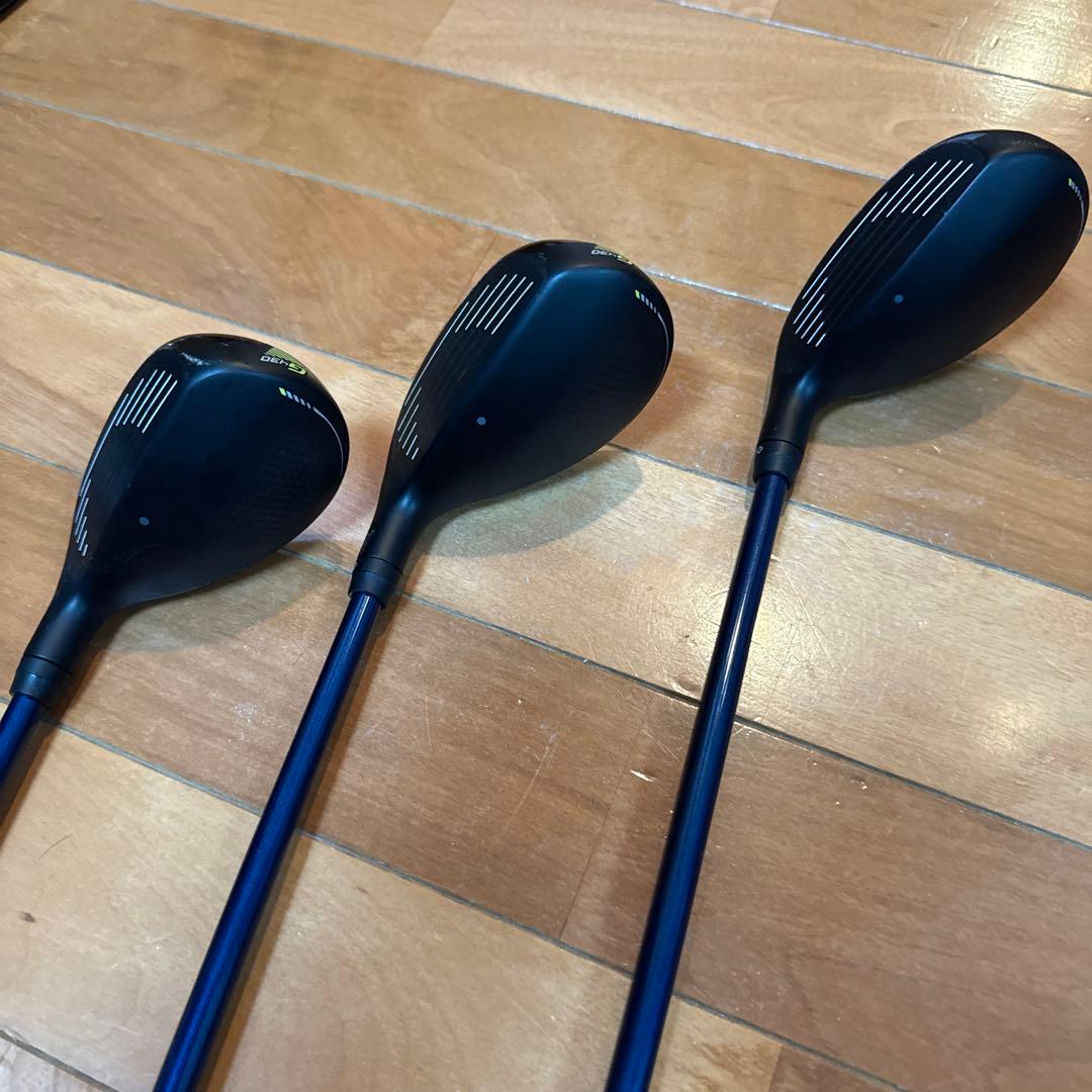 ピンg430 UT 3.4.5.グラファイトデザイン HY85s イオミック黒