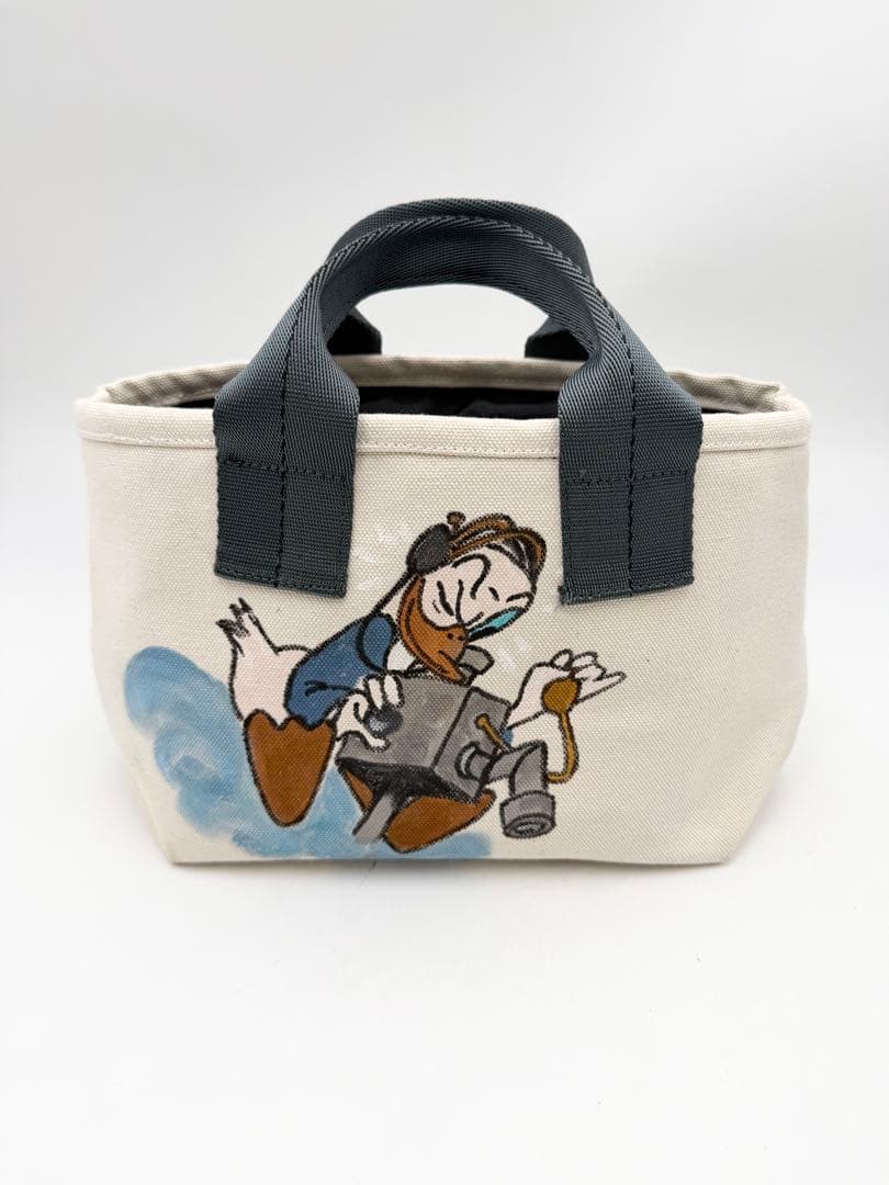 monzee ミニトート ハンドペイント