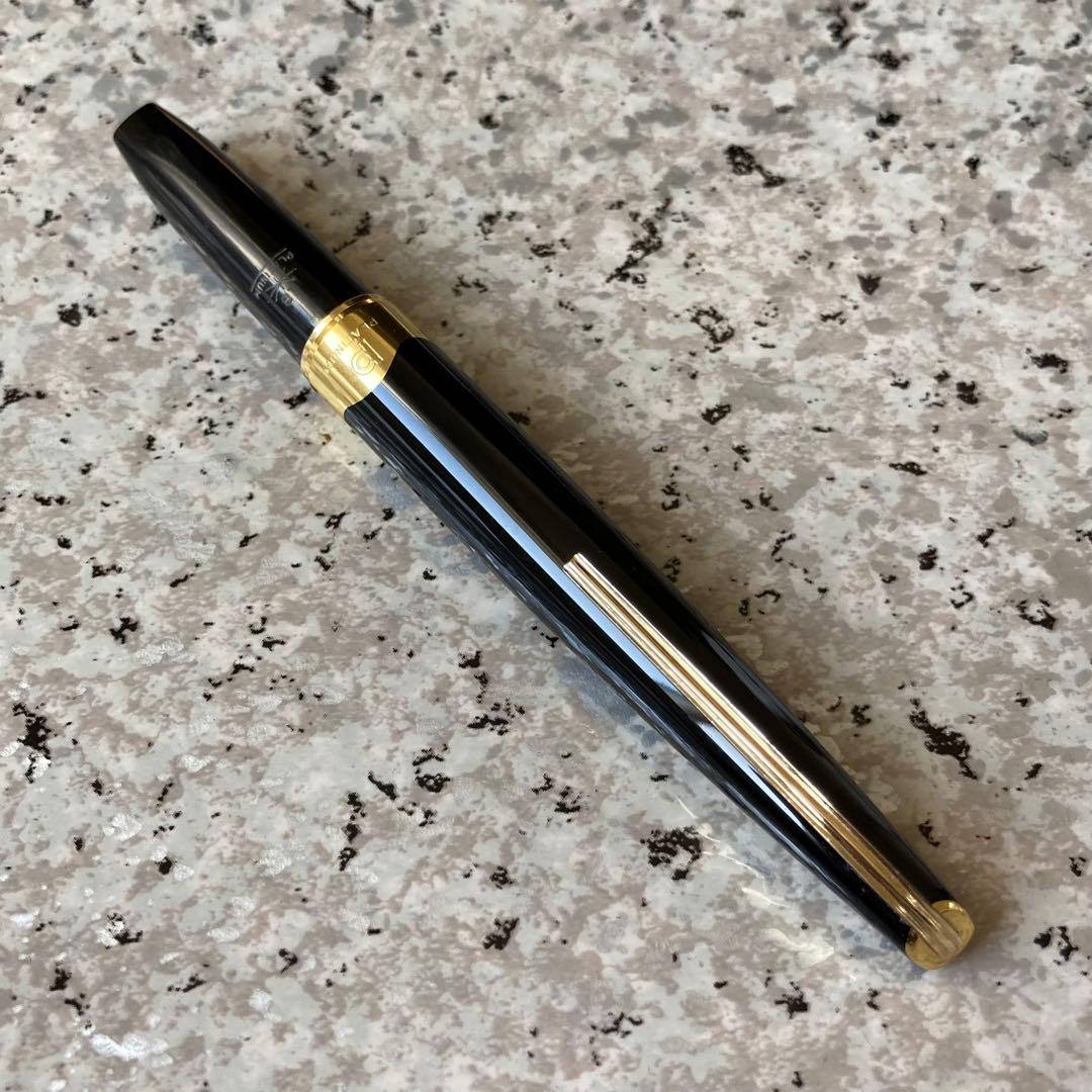 #035 オーバーホール済み 万年筆 PLATINUM ショート18k