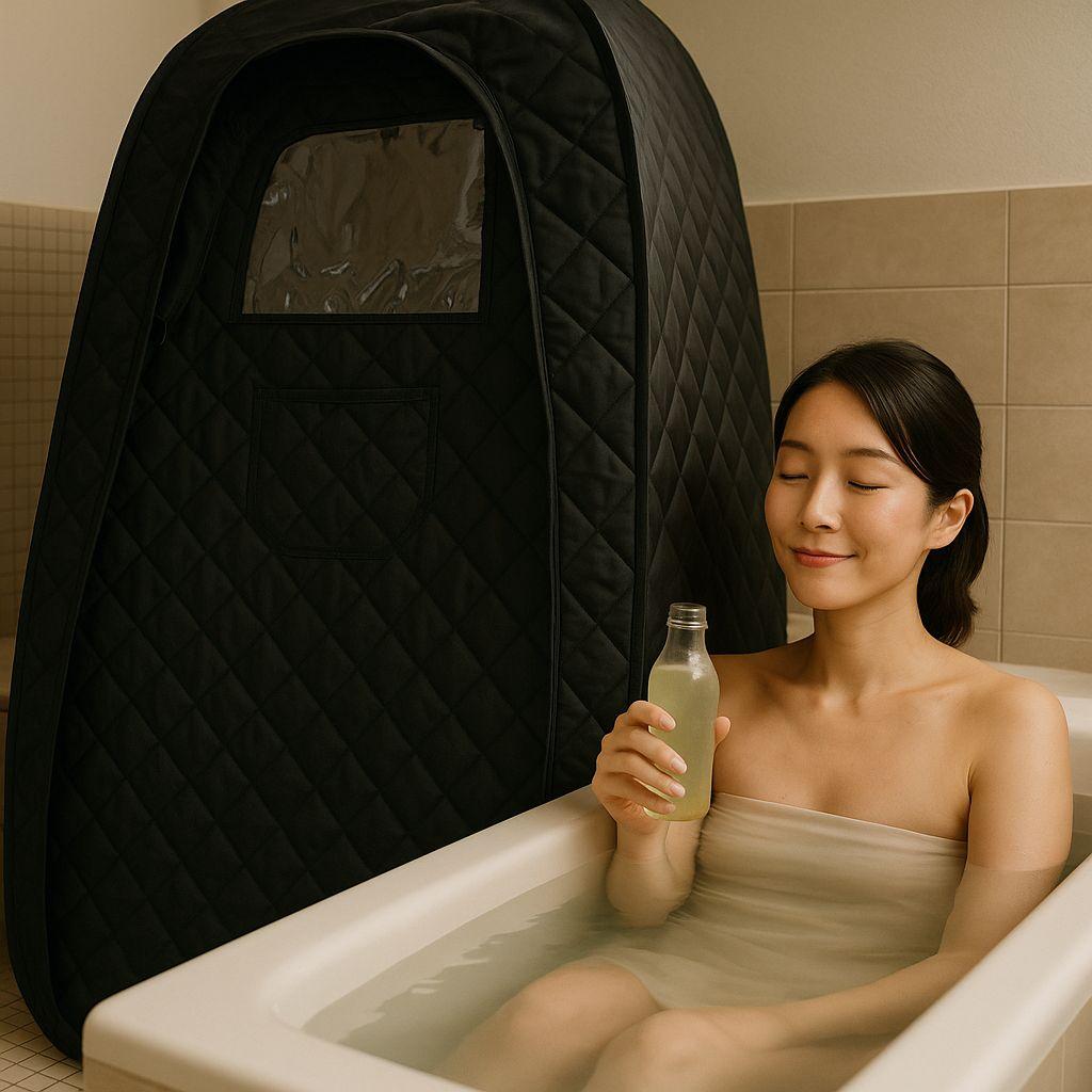 この時期にオススメ！【新品】家庭用サウナセット