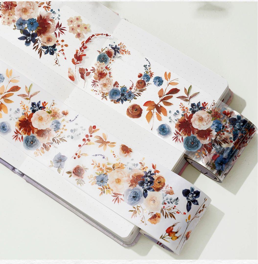 ⭐️SALE⭐️WT《与花邂逅》海外マスキングテープ　マステ
