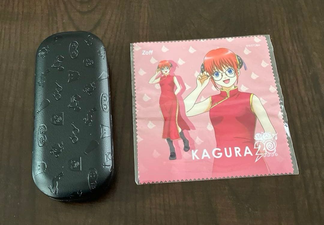 Zoff 銀魂　コラボ　神楽モデル　眼鏡　伊達メガネ