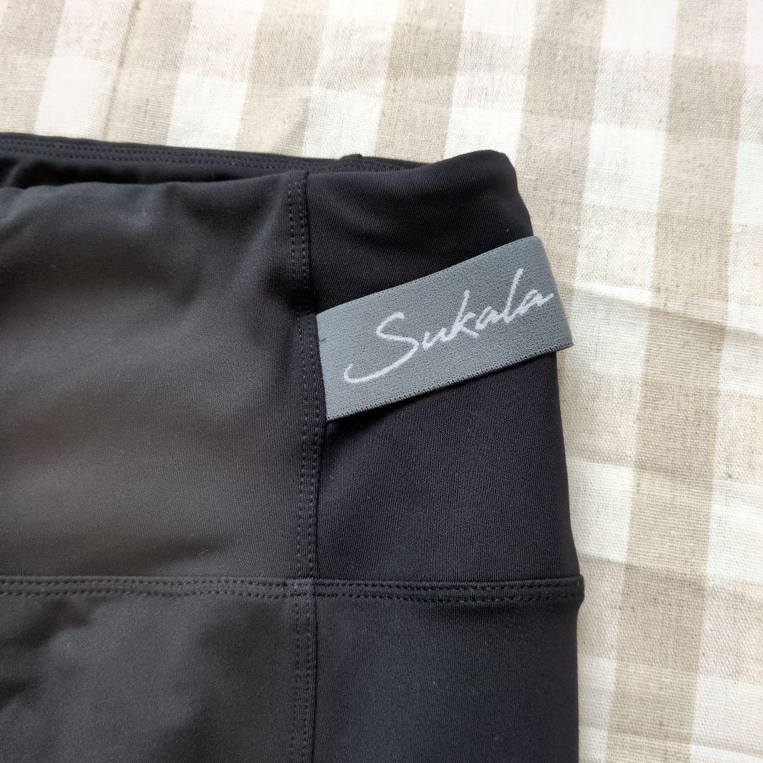 ヨガウェア パンジー柄トップス　上　Sサイズ