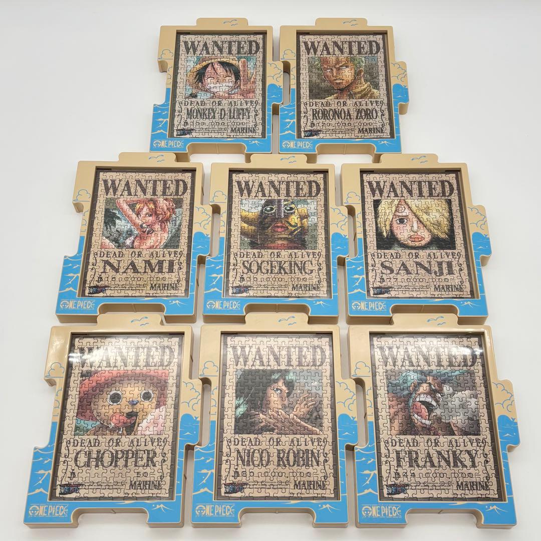 ①ONE PIECE ワンピース 手配書ミニパズル150ピース 完成品18個