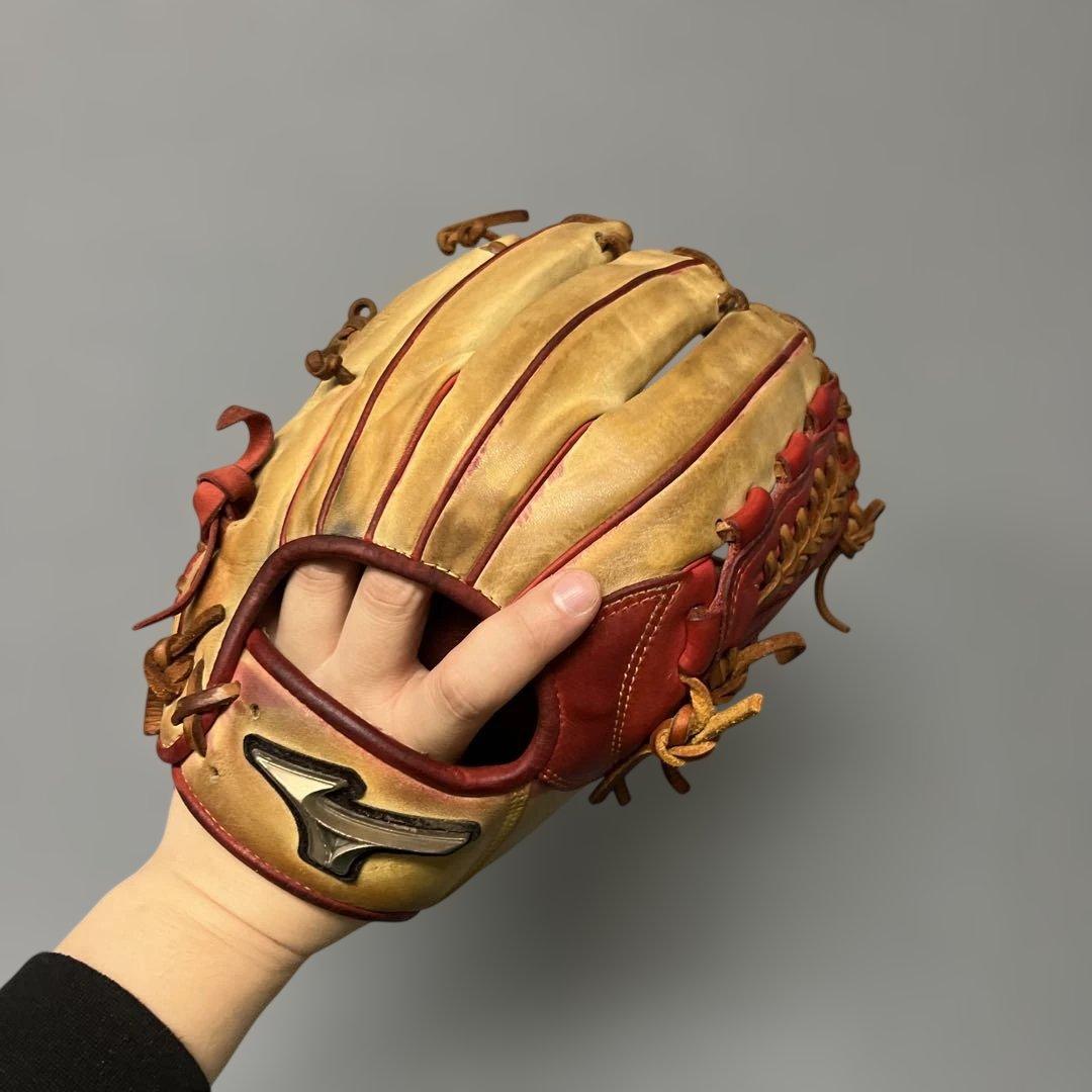 1211 ミズノ グローバルエリート 型抜群 軟式少年 内野手用グローブ