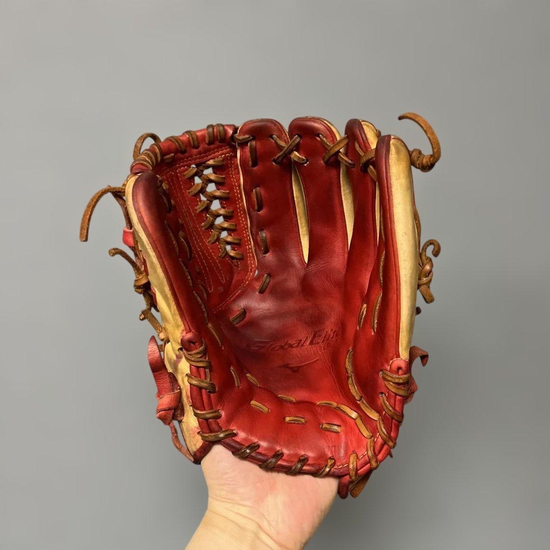 1211 ミズノ グローバルエリート 型抜群 軟式少年 内野手用グローブ