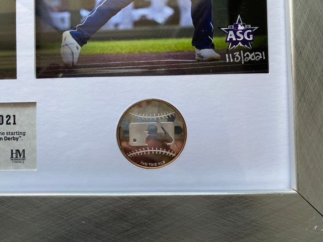 大谷翔平フォトフレーム オールスター2021 シルバー付